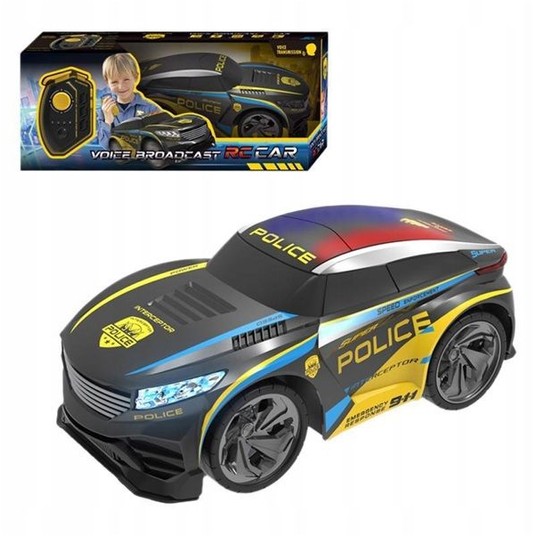 Auto R/C Policja 2.4GHz transmisja głosowa 7209 -zdjęcie numer 1