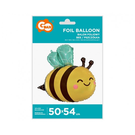 BALON FOLIOWY PSZCZÓŁKA 50X54CM AA -zdjęcie numer 1