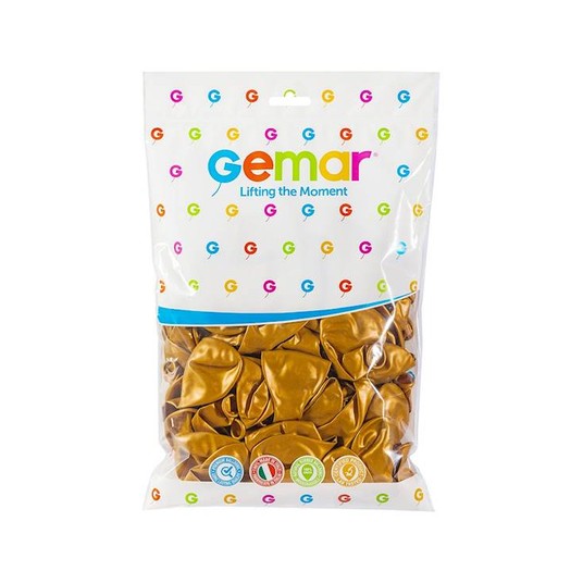 BALONY GM90 MAETALIK ZŁOTO 10" 100SZT. 3919 -zdjęcie numer 1