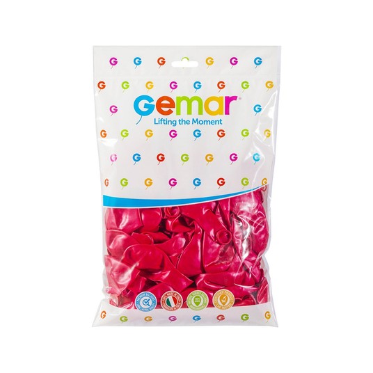 BALONY GM90 METAL 10" CZERWONE 32/ 100 szt. -zdjęcie numer 1
