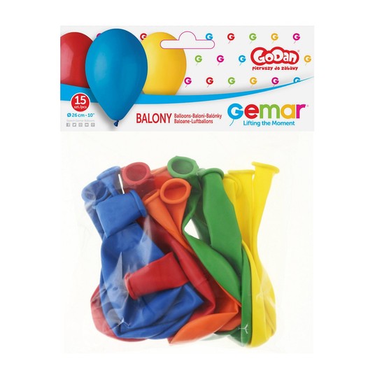 BALONY PREMIUM PASTELOWE 10' 15SZT 2370 -zdjęcie numer 1