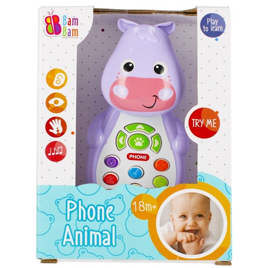 BAM BAM MUZYCZNY TELEFON HIP B/O 12X16X7 96/192 -zdjęcie numer 1