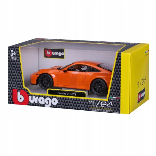 BB 18-21104OG 1:24 PORSCHE 911 GT3 ORANGE (12) BW -zdjęcie numer 1