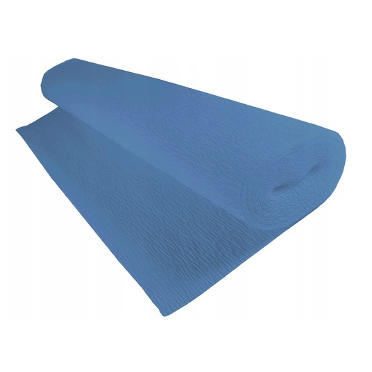 BIBUŁA KREPINA 50x250CM 180GR 615 NIEBIESKI LAZUR -zdjęcie numer 1