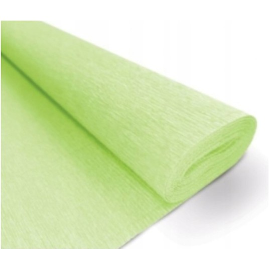 BIBUŁA MARSZCZONA NR 40 LIMONKOWY PASTEL 9750 A'10 -zdjęcie numer 1