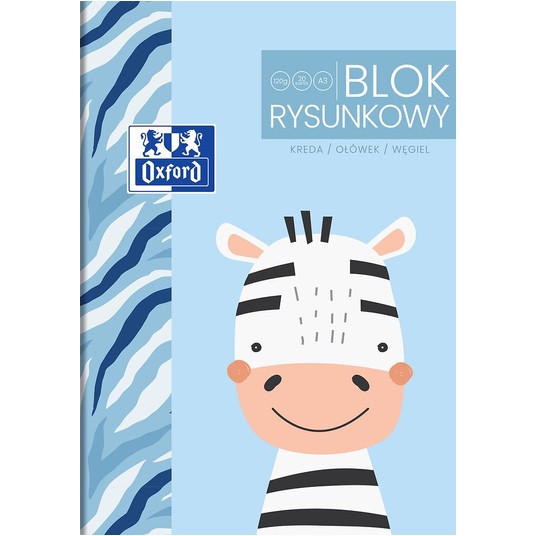 BLOK RYS. BIAŁY OXF KIDS A3/20K120G 400170350 A"10 -zdjęcie numer 1
