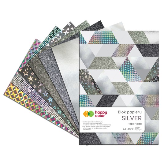 BLOK SILVER A4/10K 250-230G 7153 A'5 -zdjęcie numer 1