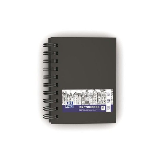BLOK SZKICOWNIK A6/80K OXFORD ART CZARNY 400152649 -zdjęcie numer 1