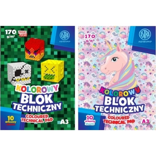 BLOK TECH. KOLOR.BARW W MASIE A3/10AR 170G"10 1143 -zdjęcie numer 1