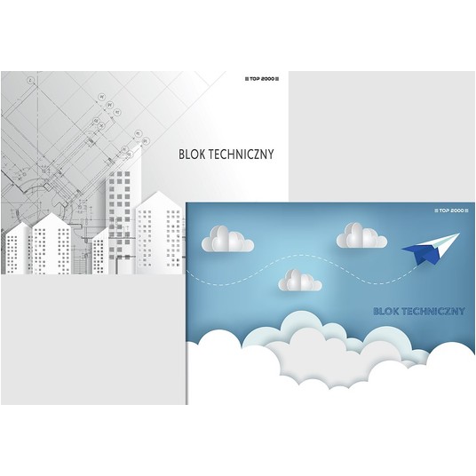 BLOK TECHNICZNY A4/10K 140G BASIC 400184493 A'10 -zdjęcie numer 1
