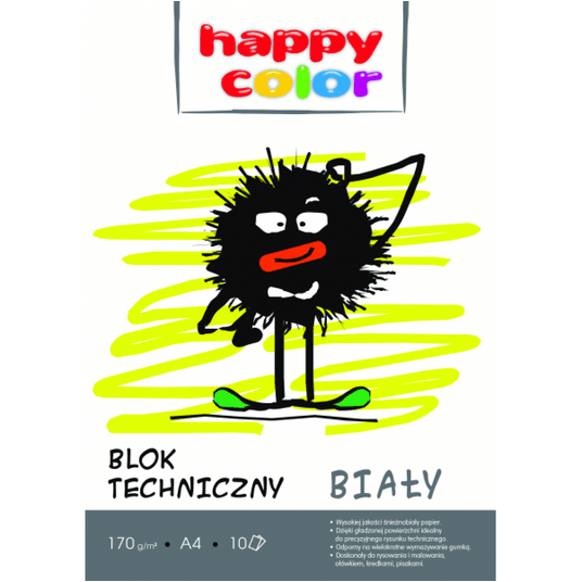 BLOK TECHNICZNY A4/10K BIAŁY A'20 6415 -zdjęcie numer 1