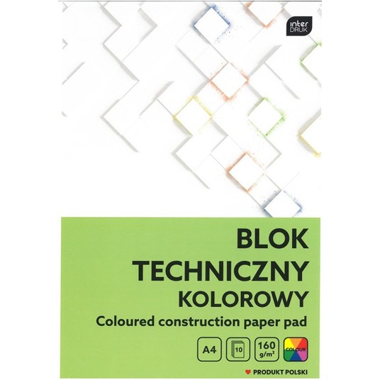 BLOK TECHNICZNY A4/10K KOLOR 160G BARW.W MAS. A'10 -zdjęcie numer 1