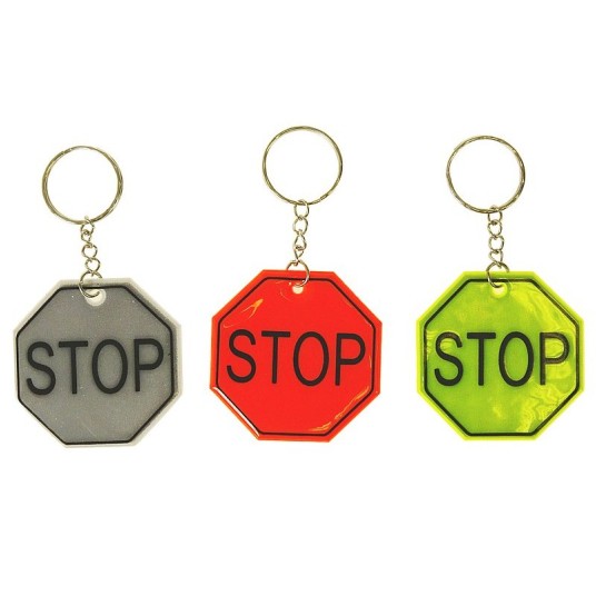 BRELOK ODBLASK ZNAK STOP 5CM PBH 8349 (12) -zdjęcie numer 1