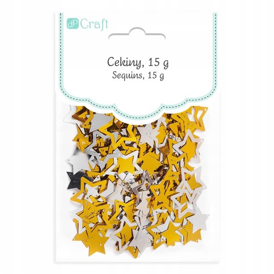 CEKINY - GWIAZDKI 15 G 0165 -zdjęcie numer 1