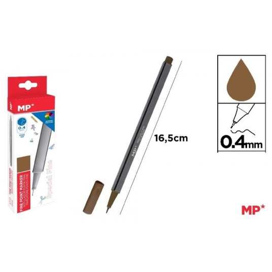 Cienkopis MP 0.4mm brązowy 8058 A'12 -zdjęcie numer 1