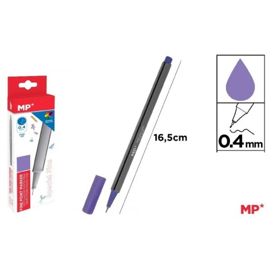 Cienkopis MP 0.4mm fioletowy 8102 A'12 -zdjęcie numer 1