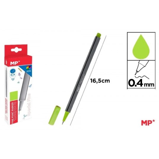 Cienkopis MP 0.4mm jasnozielony 8218 A'12 -zdjęcie numer 1
