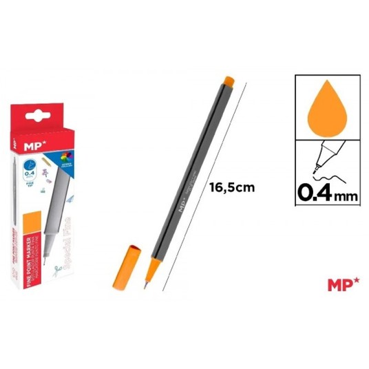 Cienkopis MP 0.4mm pomarańczowy 8119 A'12 -zdjęcie numer 1
