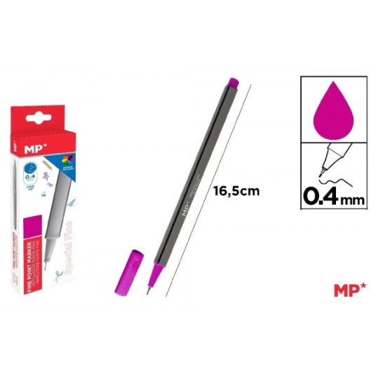 Cienkopis MP 0.4mm purpurowy 8157 A'12 -zdjęcie numer 1