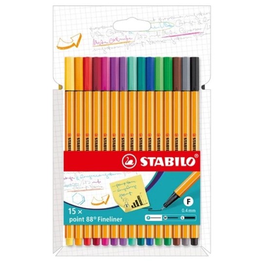 CIENKOPIS STABILO POINT 88 ETUI 15 KOL 1319 -zdjęcie numer 1