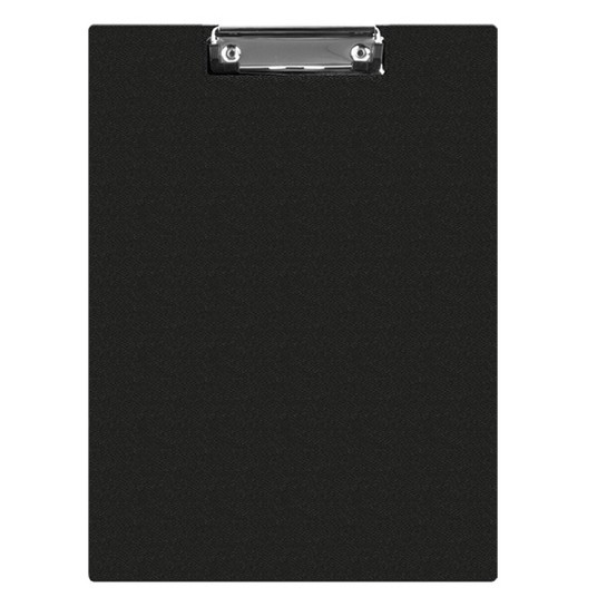 CLIPBOARD TECZKA A4 Z KLIPSEM PVC CZARNY 3001 -zdjęcie numer 1