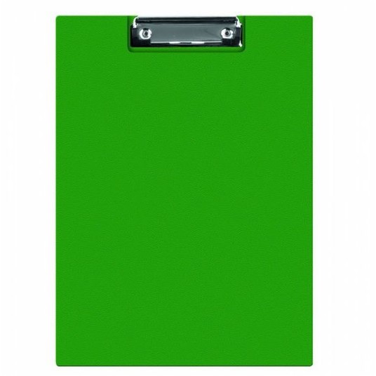 CLIPBOARD TECZKA A4 Z KLIPSEM PVC ZIELONY -zdjęcie numer 1