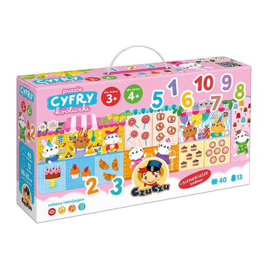 CzuCzu Puzzle Cyfry Króliczki -zdjęcie numer 1