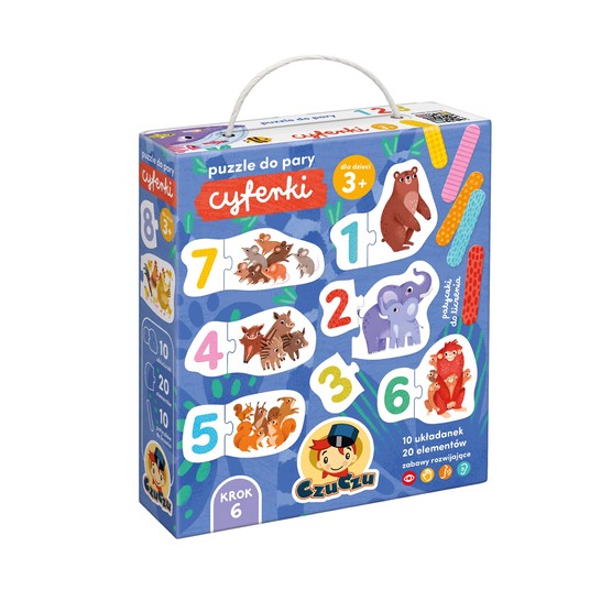 CzuCzu Puzzle do pary Cyferki 3686 -zdjęcie numer 1