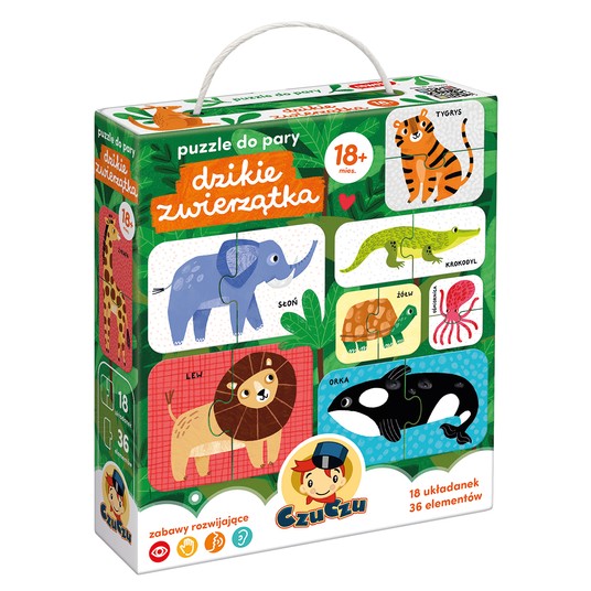 CzuCzu Puzzle do pary Dzikie zwierzątka 2566 -zdjęcie numer 1