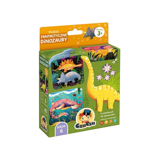 CzuCzu Puzzle Fantastyczne Dinozaury. -zdjęcie numer 1