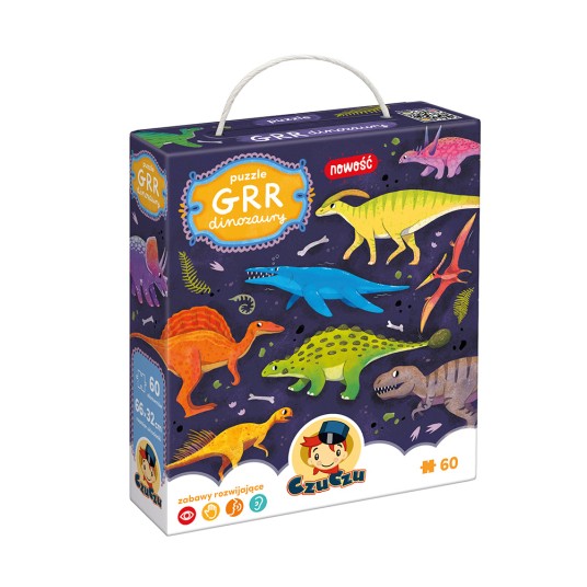 CzuCzu Puzzle Grr Dinozaury -zdjęcie numer 1