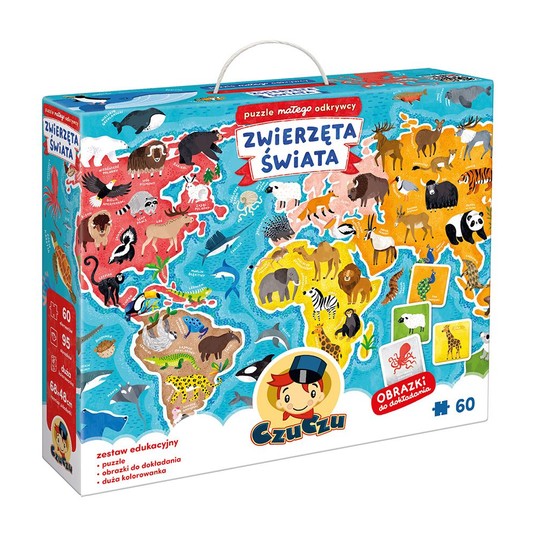 CzuCzu Puzzle Małego odkrywcy Zwierzęta świata -zdjęcie numer 1