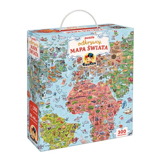 CzuCzu Puzzle odkrywcy Mapa świata 3693 -zdjęcie numer 1