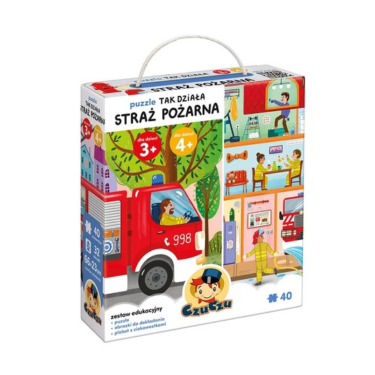 CzuCzu Puzzle Tak działa Straż pożarna 3808 -zdjęcie numer 1