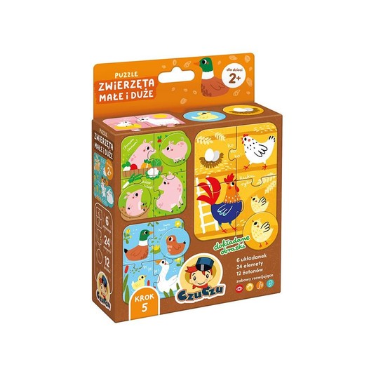 CzuCzu Puzzle Zwierzęta małe i duże 4164 -zdjęcie numer 1