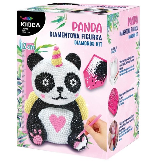 DIAMENTOWA FIGURKA PANDA KIDEA 8503 aa -zdjęcie numer 1
