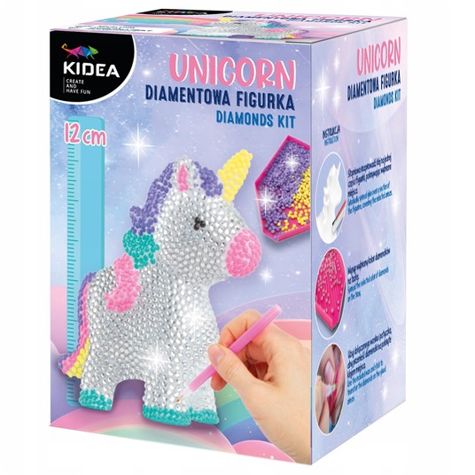 DIAMENTOWA FIGURKA UNICORN KIDEA 8510 -zdjęcie numer 1