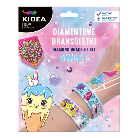 DIAMENTOWE BRANSOLETKI SWEET KIDEA 0200 -zdjęcie numer 1