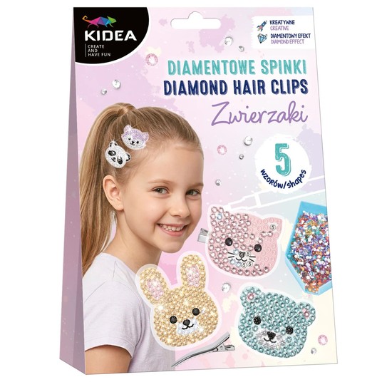 DIAMENTOWE SPINKI ZWIERZAKI KIDEA 4307 -zdjęcie numer 1