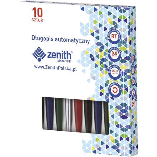 DŁUGOPIS AUTOMATYCZNY ZENITH (10) MIX 04601000 -zdjęcie numer 1