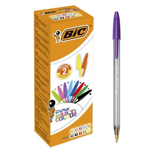 DŁUGOPIS BIC CRISTAL MULICOLOUR MIX A'20 9695 -zdjęcie numer 1