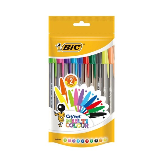 DŁUGOPIS BIC CRISTAL MULTICOLOUR (20) 9008 -zdjęcie numer 1