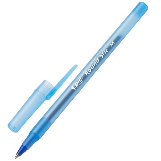 DŁUGOPIS BIC ROUND STIC SIMPLY NIEBIESKI (60) 7837 -zdjęcie numer 1