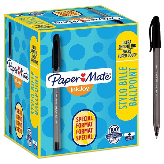 DŁUGOPIS INKJOY 100 CAP CZARNY VP (100) -zdjęcie numer 1