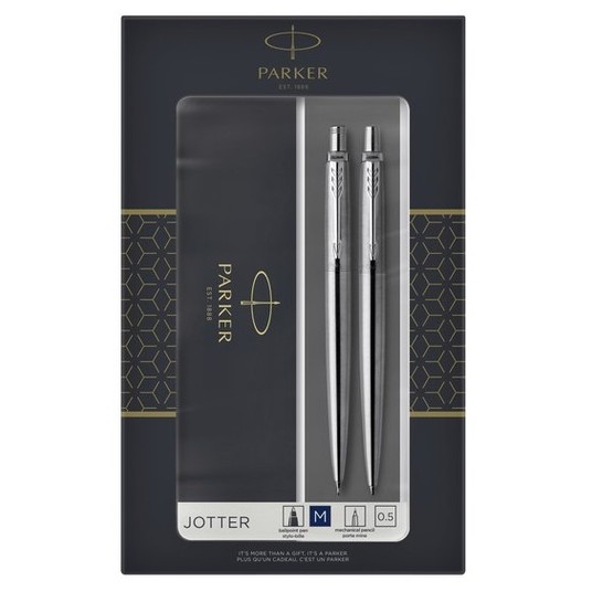DŁUGOPIS+OŁÓWEK JOTTER STALOWY CT 2093256 -zdjęcie numer 1