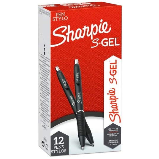 DŁUGOPIS SHARPIE GEL CZARNY 0.7MM 2136595 A'12 -zdjęcie numer 1