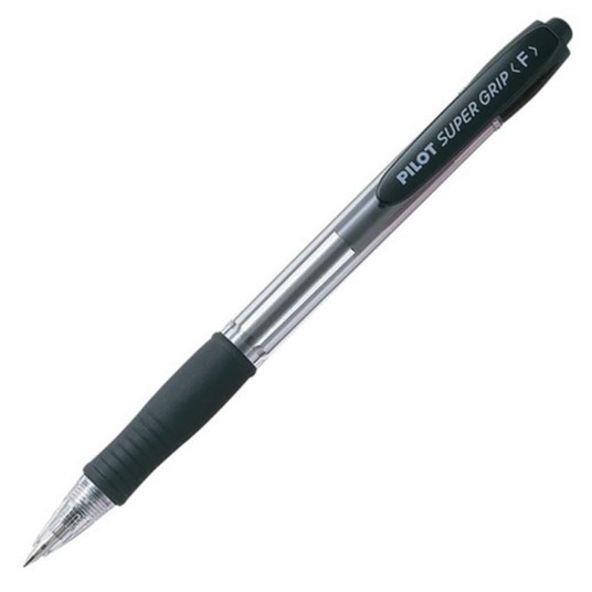 DŁUGOPIS SUPER GRIP CZARNY PILOT A'12 4713 -zdjęcie numer 1