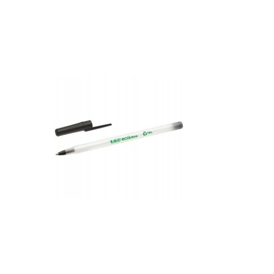 DŁUGOPIS ZAM BIC ECO ROUND STIC CZARNY (60) 6644 -zdjęcie numer 1
