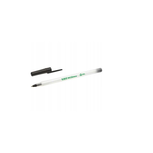 DŁUGOPIS ZAM BIC ECO ROUND STIC CZARNY (60) 6644 -zdjęcie numer 2