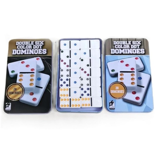 DOMINO W METALOWYM PUDEŁKU 7944 -zdjęcie numer 1
